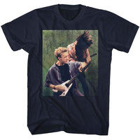 Thumbnail for BILL AND TED-ROCKING STALLYNS-NAVY ADULT S/S TSHIRT