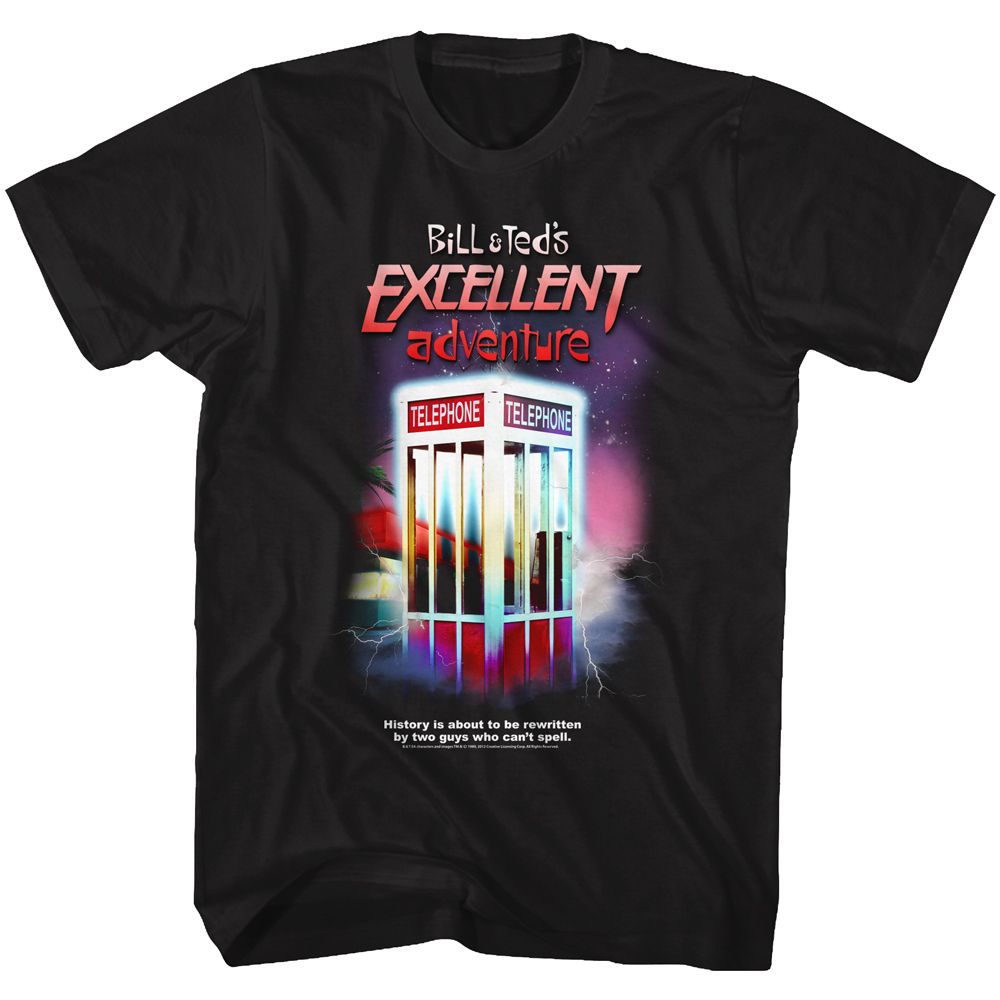 BILL AND TED-GCS-BLACK ADULT S/S TSHIRT
