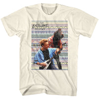 Thumbnail for BILL AND TED-ROCKIN OUT-NATURAL ADULT S/S TSHIRT