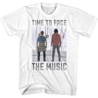 Thumbnail for BILL AND TED FACE THE MUSIC-TIME TO FACE-WHITE ADULT S/S TSHIRT