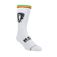 Thumbnail for BOB MARLEY SILHOUETTE WHITE CREW, 1 PAIR