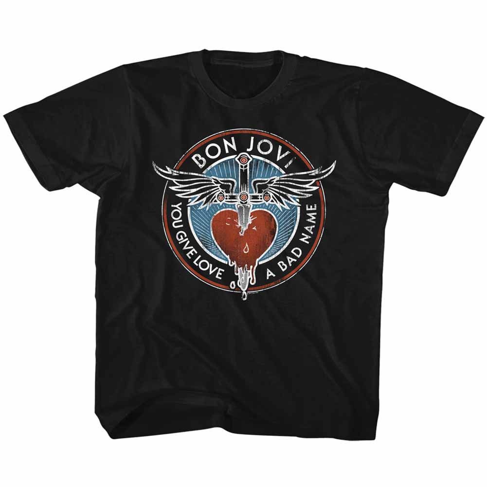 BON JOVI-BADNAME-BLACK TODDLER S/S TSHIRT