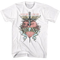 Thumbnail for BON JOVI-BON JOVI LOVE A BAD NAME-WHITE ADULT S/S TSHIRT
