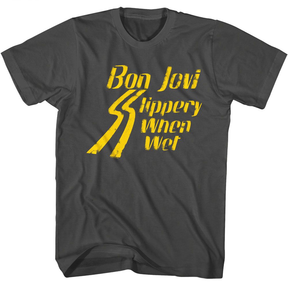 BON JOVI-BON JOVI BRIGHT SLIPPERY-SMOKE ADULT S/S TSHIRT