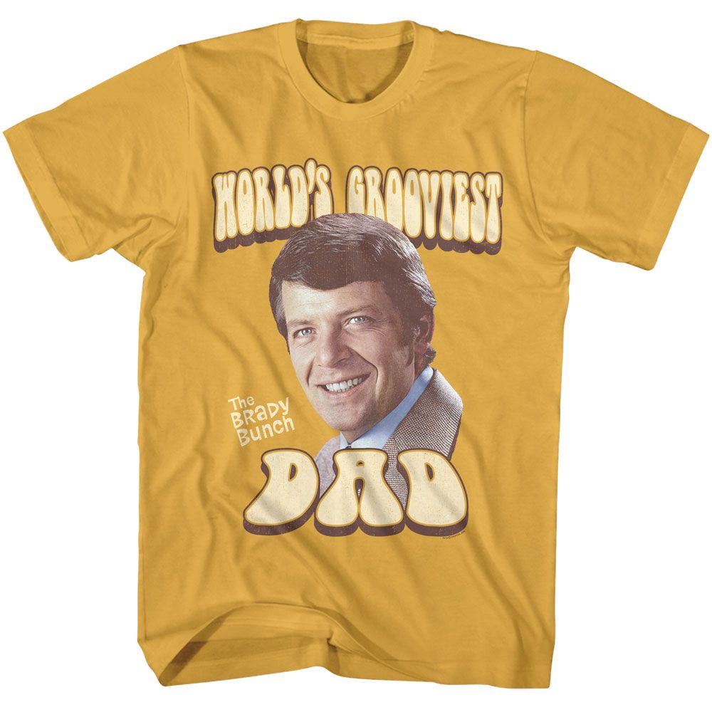 BRADY BUNCH-BRADY BUNCH WORLDS GROOVIEST DAD-GINGER ADULT S/S TSHIRT