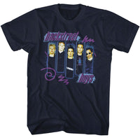 Thumbnail for BACKSTREET BOYS-BACKSTREET BOYS BOXES-NAVY ADULT S/S TSHIRT