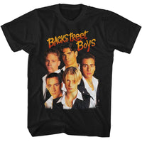 Thumbnail for BACKSTREET BOYS-BACKSTREET BOYS GROUP PHOTO-BLACK ADULT S/S TSHIRT