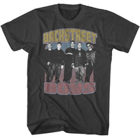 Thumbnail for BACKSTREET BOYS-BACKSTREET BOYS FADED COLORS-SMOKE ADULT S/S TSHIRT