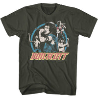 Thumbnail for BON SCOTT-BON SCOTT MULTI IMAGE CIRCLE-SMOKE ADULT S/S TSHIRT