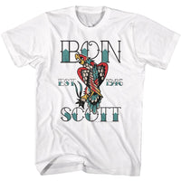 Thumbnail for BON SCOTT-BON SCOTT TATTOO-WHITE ADULT S/S TSHIRT