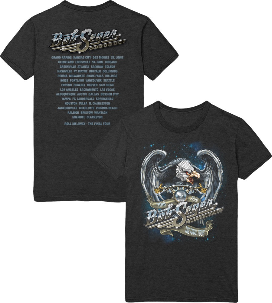 BOB SEGER - THE FINAL TOUR 2-SIDED TSHIRT