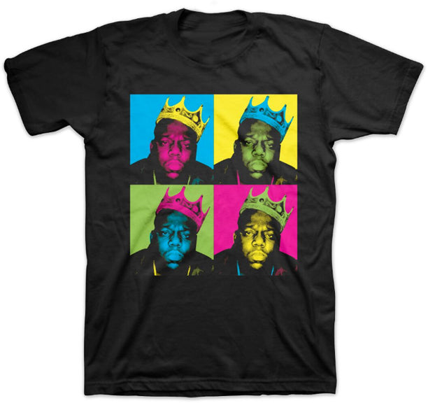 NOTORIOUS B.I.G. WARHOLL MENS T-SHIRT