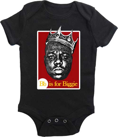 B IS FOR BIGGIE ONESIE