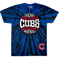 Thumbnail for Chicago Cubs Burst Tie-Dye T-Shirt