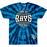 Thumbnail for Tampa Bay Rays Burst Tie-Dye T-Shirt