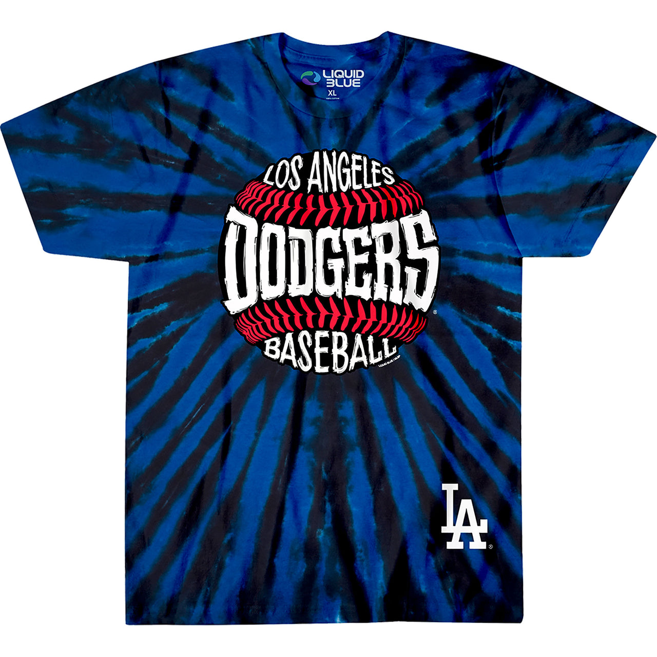 Los Angeles Dodgers Burst Tie-Dye T-Shirt