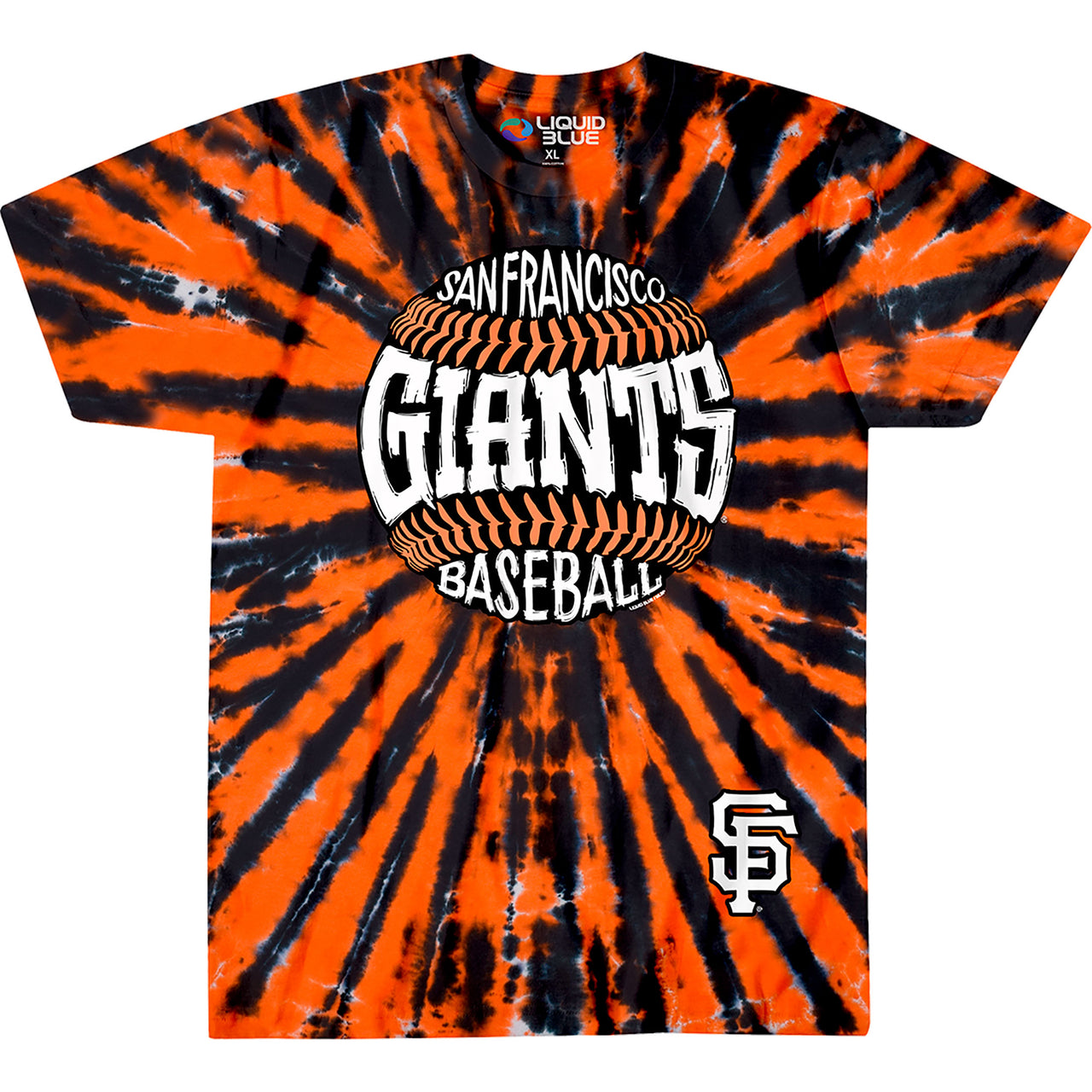 San Francisco Giants Burst Tie-Dye T-Shirt