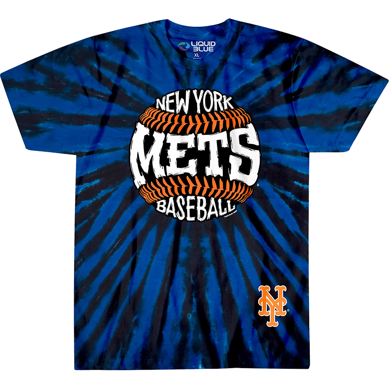 New York Mets Burst Tie-Dye T-Shirt