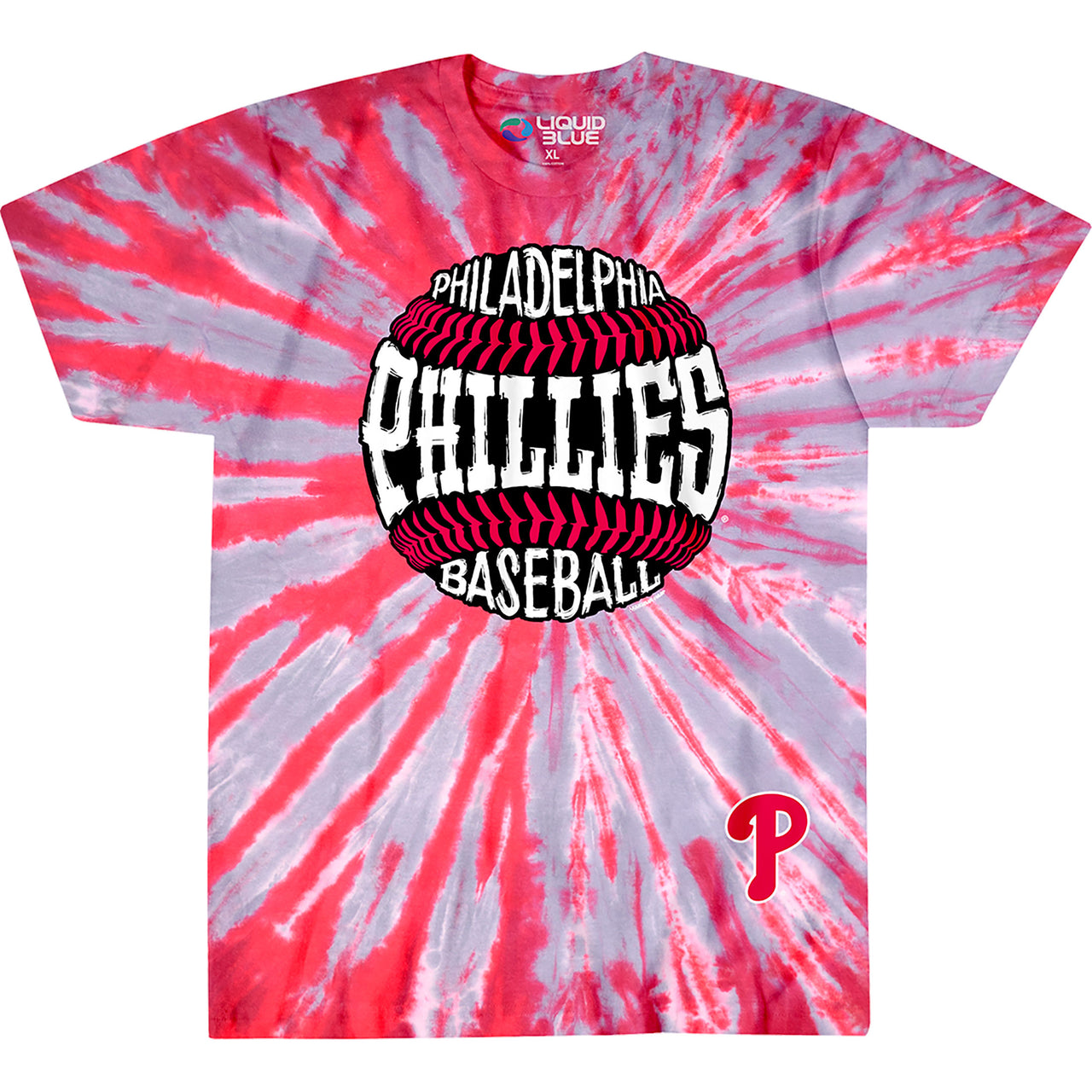 Philadelphia Phillies Burst Tie-Dye T-Shirt