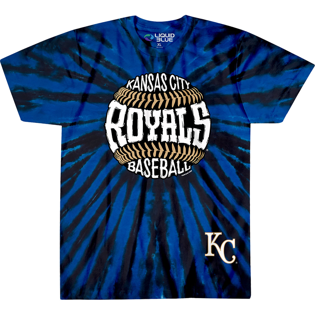 Kansas City Royals Burst Tie-Dye T-Shirt
