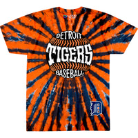 Thumbnail for Detroit Tigers Burst Tie-Dye T-Shirt