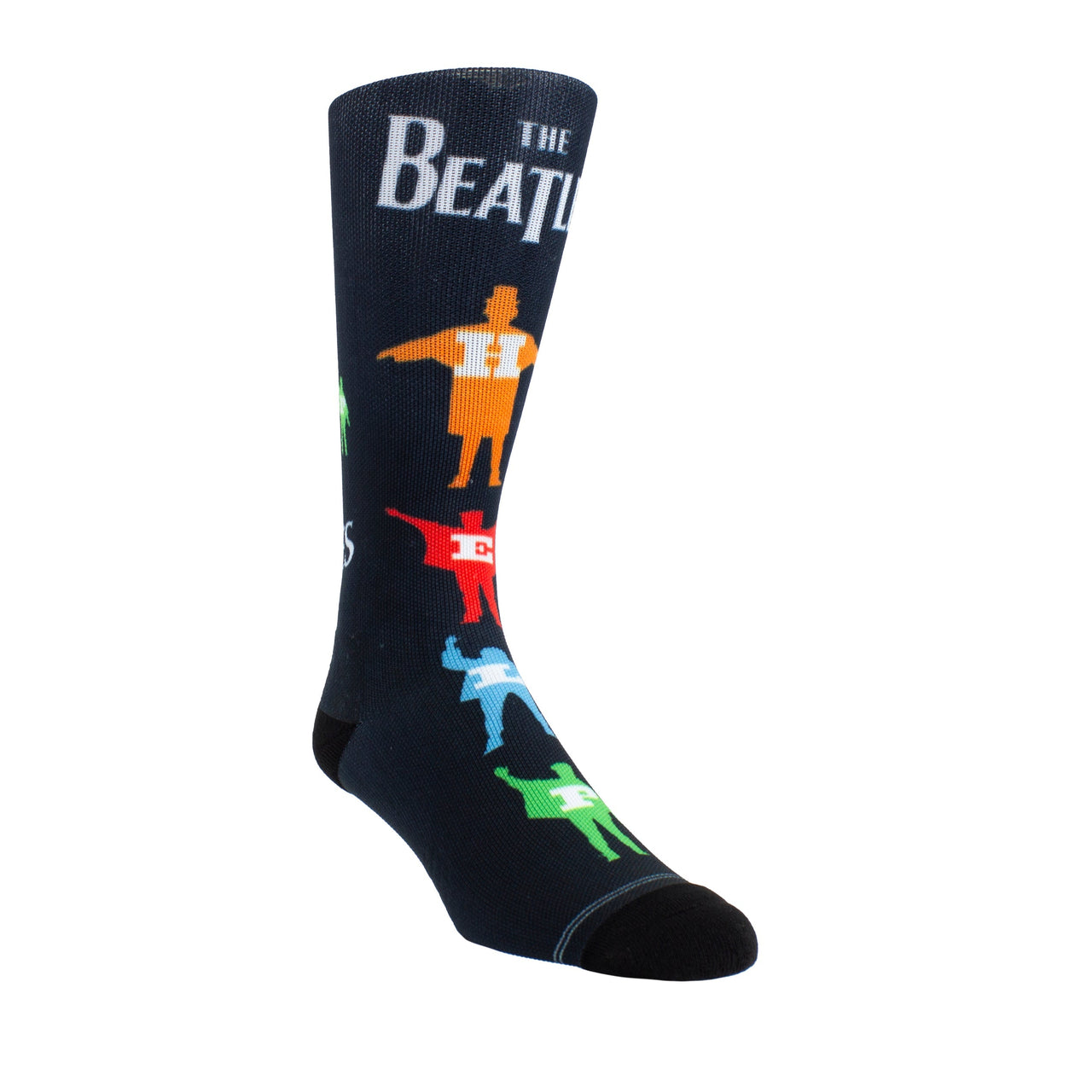 The Beatles HELP MULTI COLOR SILHOUETTE SOCKS, 1 PAIR
