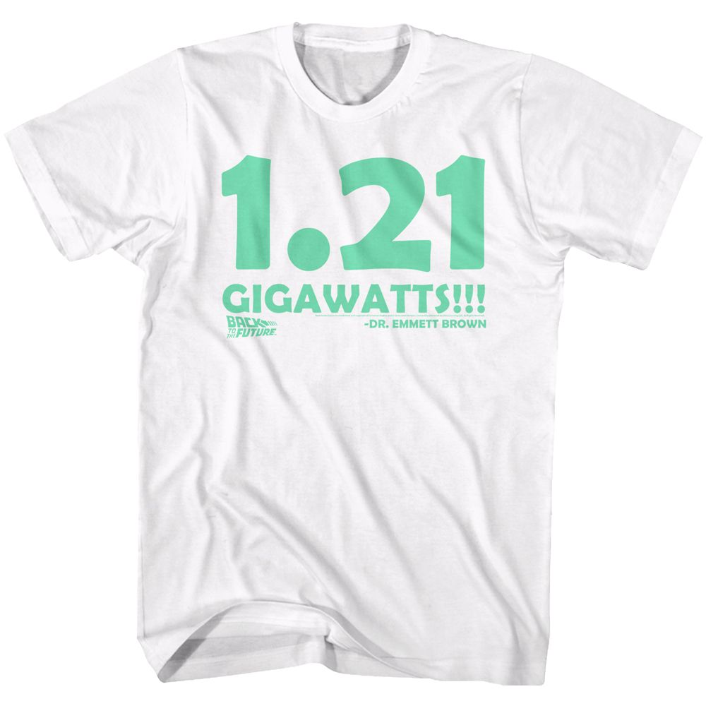 BACK TO THE FUTURE-BIG GIG-WHITE ADULT S/S TSHIRT