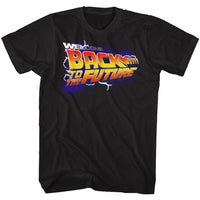 Thumbnail for BACK TO THE FUTURE-WBS-BLACK ADULT S/S TSHIRT
