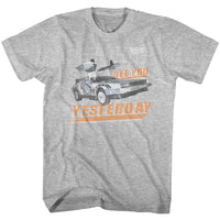 Thumbnail for BACK TO THE FUTURE-SEE YOU-GRAY HEATHER ADULT S/S TSHIRT