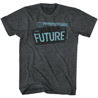Thumbnail for BACK TO THE FUTURE-LICENSE-BLACK HEATHER ADULT S/S TSHIRT