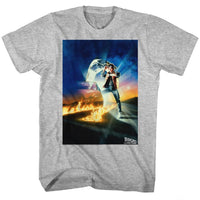 Thumbnail for BACK TO THE FUTURE-GO GO GO-GRAY HEATHER ADULT S/S TSHIRT