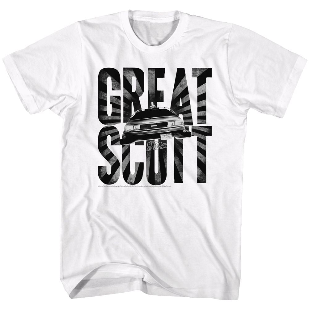 BACK TO THE FUTURE-GREAT SCOTT-WHITE ADULT S/S TSHIRT