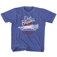 Thumbnail for BACK TO THE FUTURE-CUSTOM STUFF-ROYAL HEATHER YOUTH S/S TSHIRT