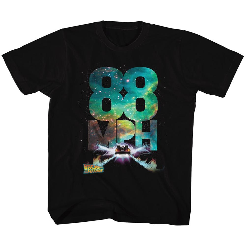 BACK TO THE FUTURE-GALACTIC SPEED-BLACK TODDLER S/S TSHIRT