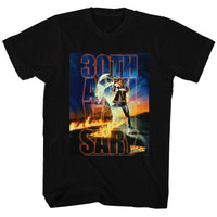 Thumbnail for BACK TO THE FUTURE-BTF 30TH ANNIVERSARY-BLACK ADULT S/S TSHIRT