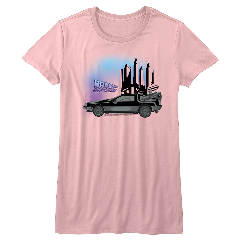 BACK TO THE FUTURE-NYOOOOOM-WHITE ADULT S/S TSHIRT