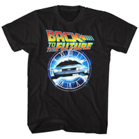 Thumbnail for BACK TO THE FUTURE-OUT OF TIME-BLACK ADULT S/S TSHIRT