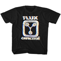 Thumbnail for BACK TO THE FUTURE-FLUX-BLACK YOUTH S/S TSHIRT