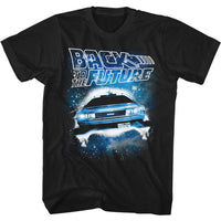Thumbnail for BACK TO THE FUTURE-SPACECAR-BLACK ADULT S/S TSHIRT