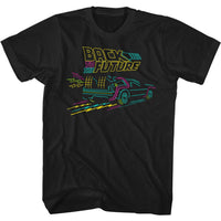 Thumbnail for BACK TO THE FUTURE-NEONFUTURE-BLACK ADULT S/S TSHIRT