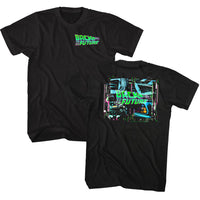 Thumbnail for BACK TO THE FUTURE-NEONBTTF-BLACK ADULT S/S TSHIRT