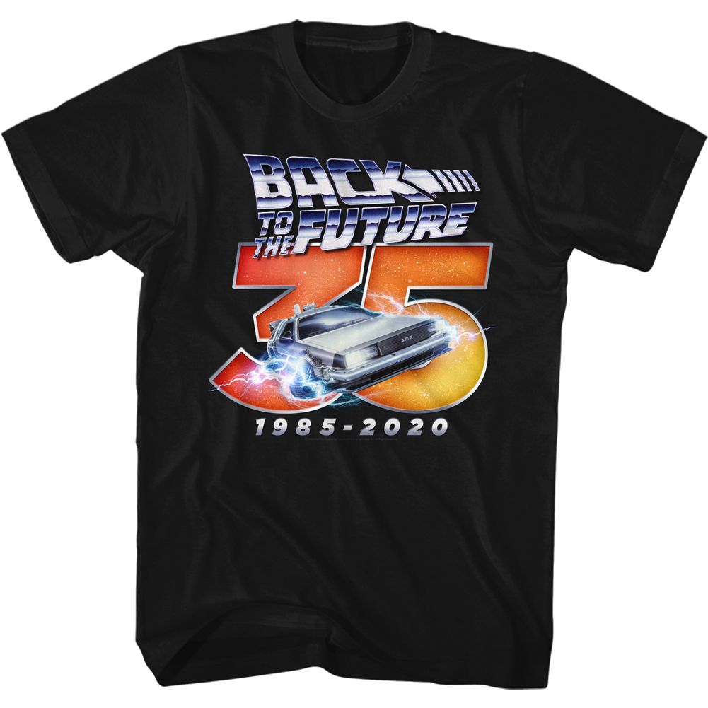 BACK TO THE FUTURE-THIRTYFIVE-BLACK ADULT S/S TSHIRT
