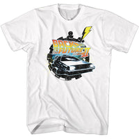 Thumbnail for BACK TO THE FUTURE-STOPWATCH-WHITE ADULT S/S TSHIRT