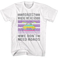 Thumbnail for BACK TO THE FUTURE-RETRO-WHITE ADULT S/S TSHIRT