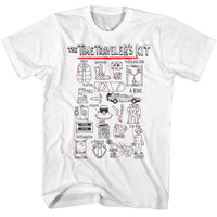 Thumbnail for BACK TO THE FUTURE-BTTF TIME TRAVELERS KIT-WHITE ADULT S/S TSHIRT