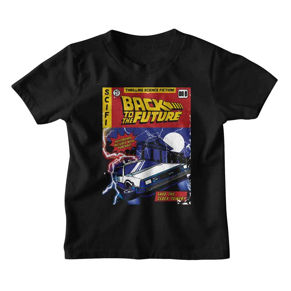Back To The Future - BTTF Comic Cover Toddler T-Shirt