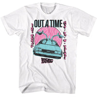 Thumbnail for BACK TO THE FUTURE-BTTF OUTATIME PASTEL-WHITE ADULT S/S TSHIRT