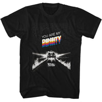 Thumbnail for BACK TO THE FUTURE-BTTF YOU ARE MY DENSITY-BLACK ADULT S/S TSHIRT
