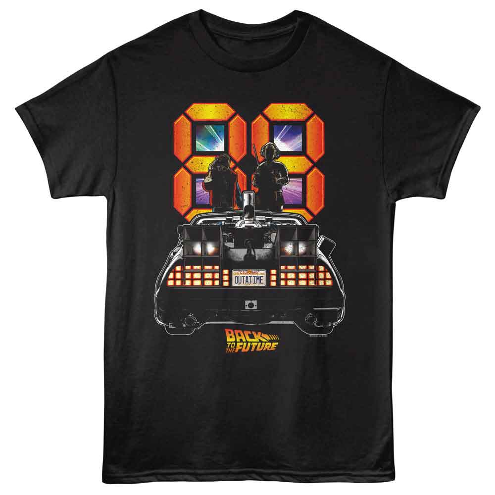 Back To The Future - BTTF 88 Back Of The Car T-Shirt