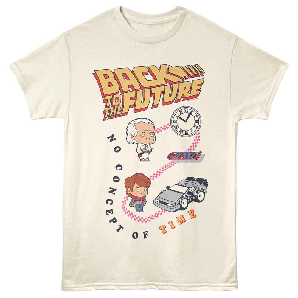 Back To The Future - BTTF No Concept Of Time T-Shirt